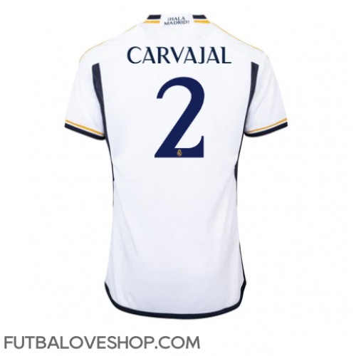 Dres Real Madrid Daniel Carvajal #2 Domáci 2023-24 Krátky Rukáv